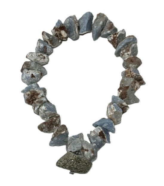 Angelite with Blue Quartz Necklace