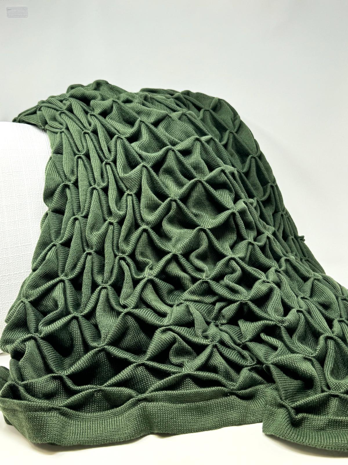 Origami throw blanket