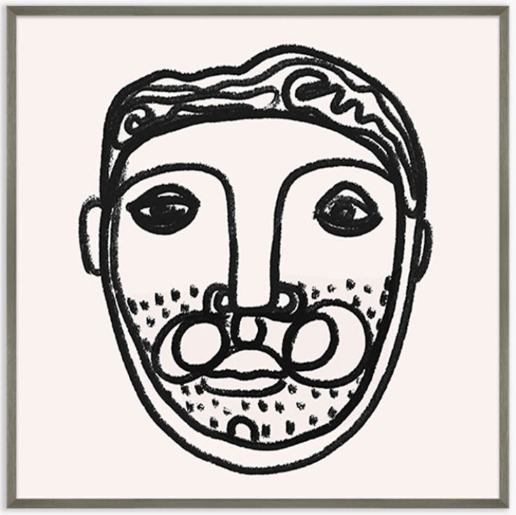 Artsy Line Faces Collection