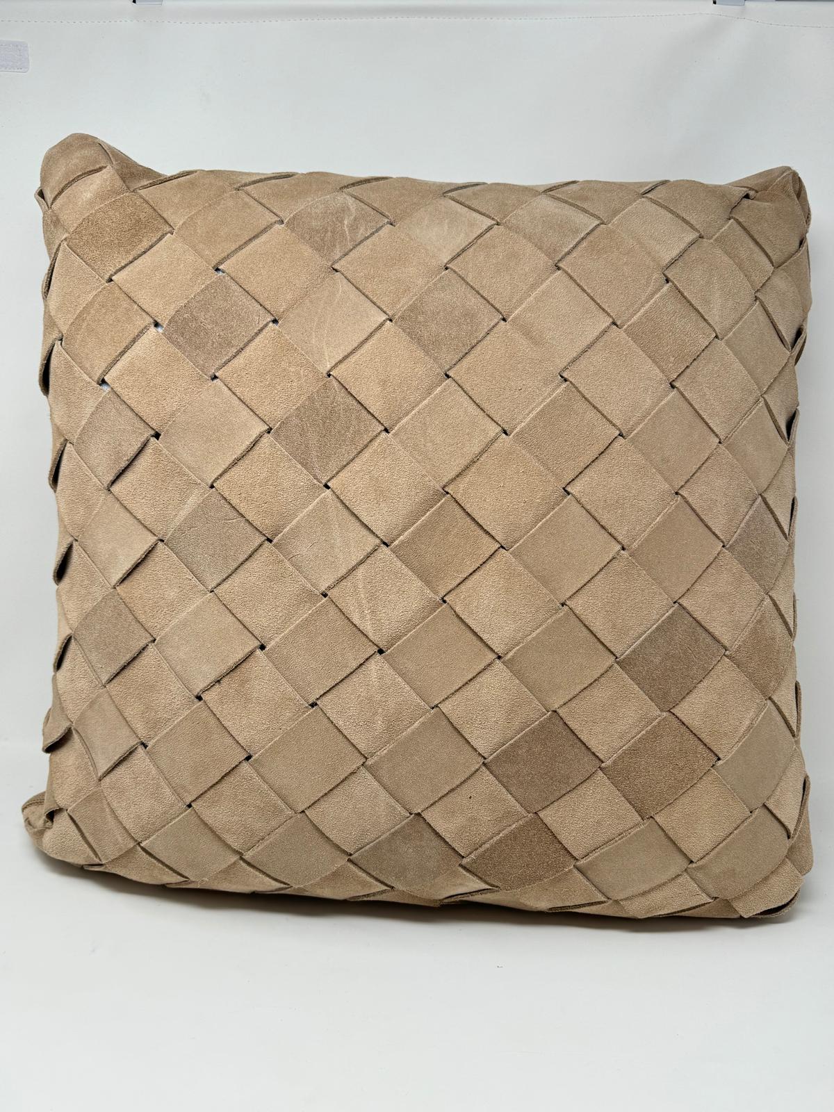 XIS Woven Suede Pillow